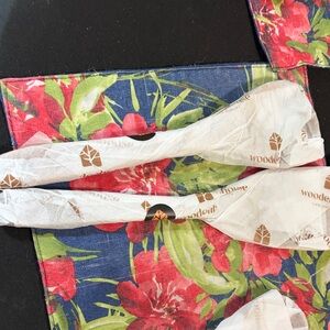 Wooden House Brand wooden utensils, new in box.